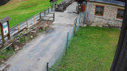 Terasa horského hotelu