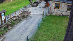 Terasa horského hotelu