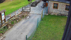 Terasa horského hotelu