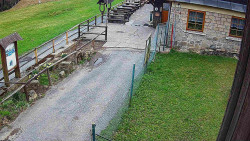 Terasa horského hotelu