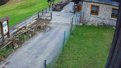 Terasa horského hotelu