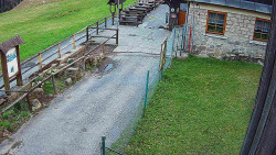 Terasa horského hotelu