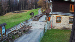 Terasa horského hotelu