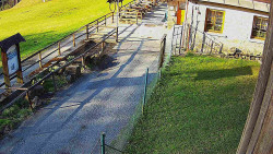 Terasa horského hotelu