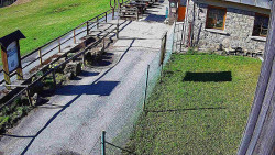 Terasa horského hotelu