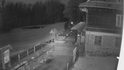 Terasa horského hotelu