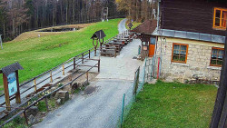 Terasa horského hotelu