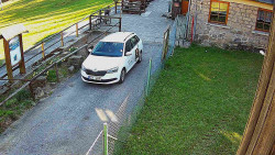 Terasa horského hotelu