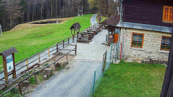 Terasa horského hotelu