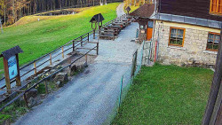 Terasa horského hotelu