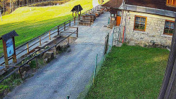 Terasa horského hotelu