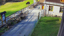 Terasa horského hotelu