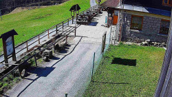 Terasa horského hotelu