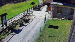 Terasa horského hotelu