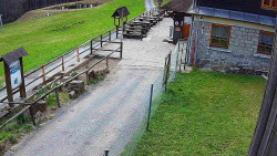 Terasa horského hotelu