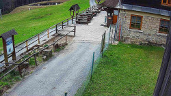 Terasa horského hotelu