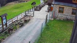 Terasa horského hotelu