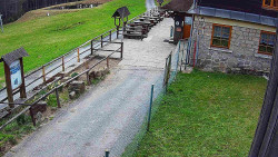 Terasa horského hotelu