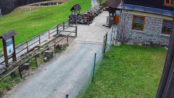 Terasa horského hotelu