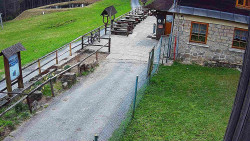 Terasa horského hotelu