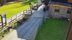 Terasa horského hotelu