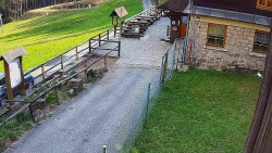 Terasa horského hotelu