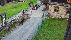 Terasa horského hotelu