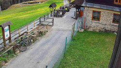 Terasa horského hotelu