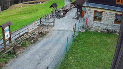 Terasa horského hotelu