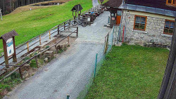 Terasa horského hotelu