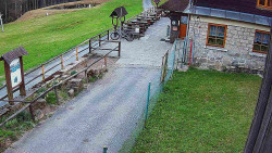 Terasa horského hotelu