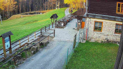 Terasa horského hotelu