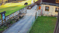 Terasa horského hotelu