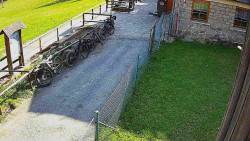 Terasa horského hotelu