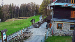 Terasa horského hotelu