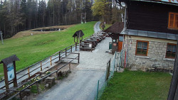 Terasa horského hotelu