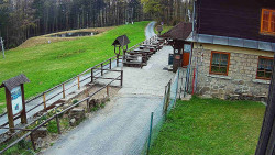 Terasa horského hotelu