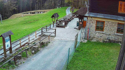 Terasa horského hotelu