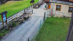 Terasa horského hotelu