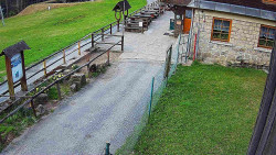 Terasa horského hotelu