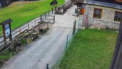 Terasa horského hotelu