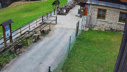 Terasa horského hotelu