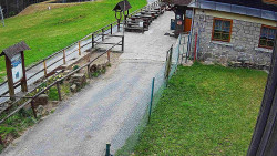 Terasa horského hotelu