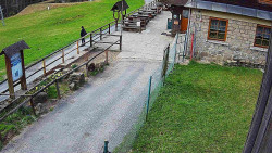 Terasa horského hotelu