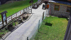 Terasa horského hotelu