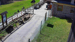 Terasa horského hotelu