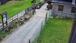 Terasa horského hotelu