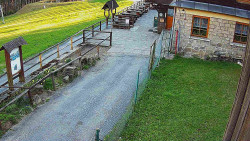 Terasa horského hotelu