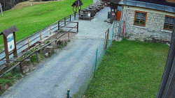 Terasa horského hotelu