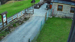 Terasa horského hotelu